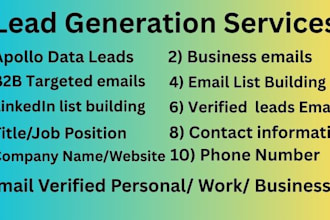 build a verified email list for cold email marketing and lead generation