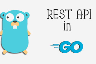 develop a custom crud rest API in golang