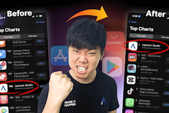 do app store optimization, write description, rank your android, ios or game app