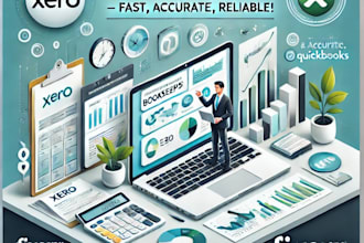 do bookkeeping services for business using xero and quickbooks