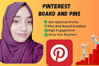 manage pinterest account with SEO optimized pins and boards