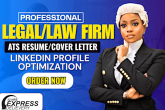 write legal law paralegal attorney resume design lawyer barrister cover letter