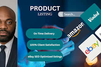 do ebay listing, ebay, vinted, tiktok product listing