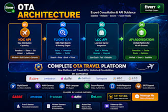 provide gds and ota travel tech consultation for your booking platform