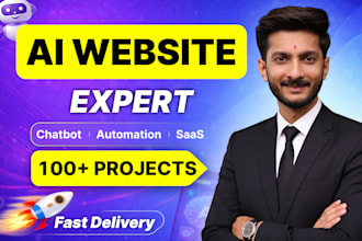 build ai website, ai web app, chatbot and custom saas solution