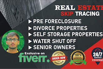 do pre foreclosure divorce self storage water shutoff senior owners leads