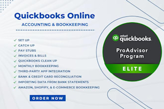 do accounting and bookkeeping using quickbooks online