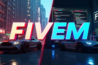fix and create fivem script, mlo, ui, server setup, eup, esx, qbcore mods, menus