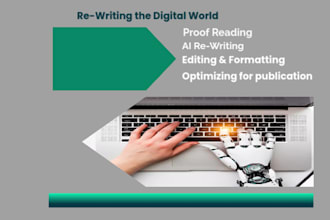 humanize ai content, proofread, edit and rewrite any article