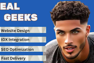 redesign and set up your real geeks real estate website crm custom real geeks