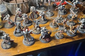 do 3d terrain and diorama for warhammer,3d dnd character,3d miniature for resin