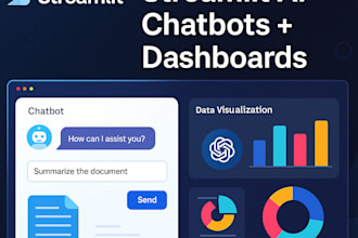 build streamlit ai chatbots and interactive dashboards