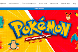 design pokemon website trading card shopify store sports card tcg store