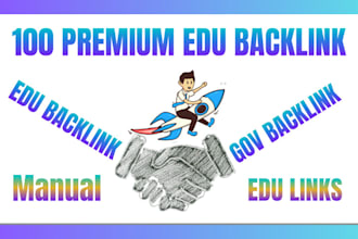 manual premium educational link and profile backlinks