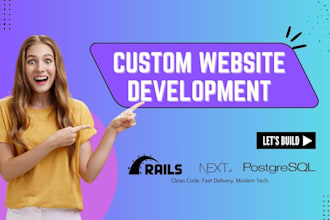 create dynamic scalable custom full stack website