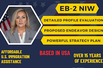 design a powerful proposed endeavor for your eb 2 niw