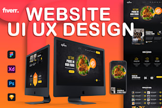 do professional website UI UX design, figma web design, figma mockup