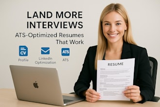 write cv, resume, cover letter, and optimize your linkedin profile