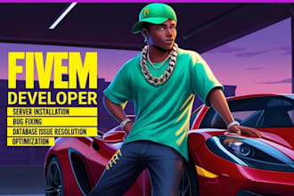 fivem developer, custom fivem chain, mlos, cars, maps, clothings, fivem scripts
