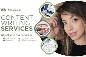 be your SEO writer for content, websites, blogs, articles, product page
