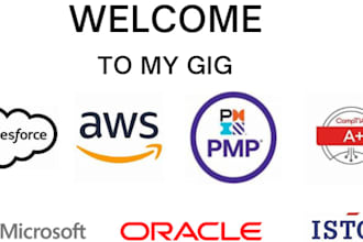 help you to get AWS, comptia, and pmp certification