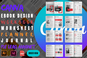 canva flyer design, KDP formatting, canva ebook design, PDF lead, canva workbook