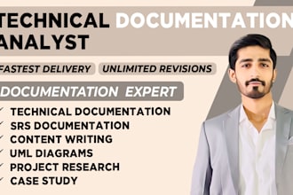 create srs, brd, sdd, uml diagram, project charter and technical documentation