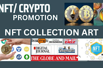 do nft promotion, sellout nft collection art to increase visibility nft website
