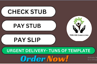 do accurate tax calculation for pay stubs, check stubs and w2 form