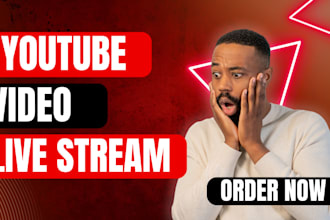 do organic youtube live stream to get live viewers