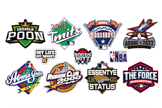 custom nba world series all star and parody logo for your