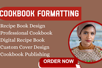 format and design your cookbook or recipe book professionally
