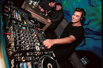 produce edm, techno track, acid techno, hard, bass house, dnb