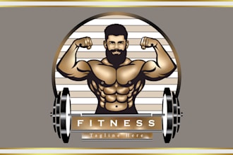 design attractive logo for fitness mascot and animals