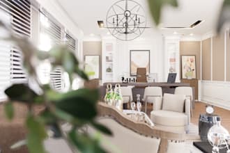 do office interior design in 3d