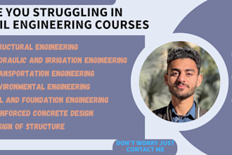 help you civil engineering courses from basic to advance level