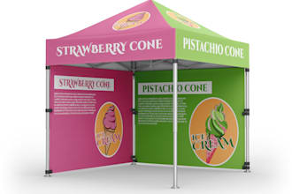 design professional canopy tent or pop up tent