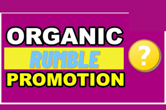 do rumble video promotion