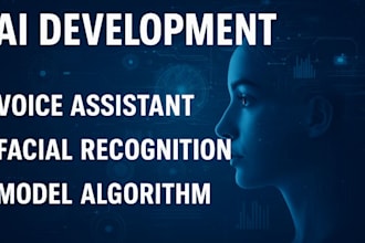 ai development voice assistant facial recognition  software and model algorithm