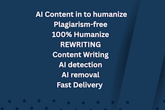 detect ai generated content and provide a human originality report
