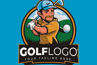 do amazing attractive golf logo
