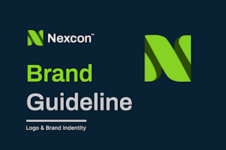 create a creative corporate identity and brand style guide