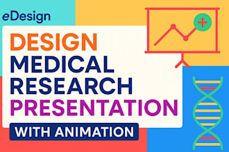 redesign, design medical research business powerpoint animation presentation