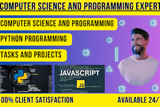 do computer science,python,cpp, javascript task and project