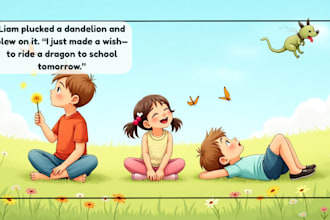 do children storybook formatting and design KDP book layout and interior design