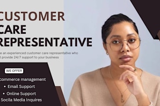 handle all your customer care services and give fulltime customer support