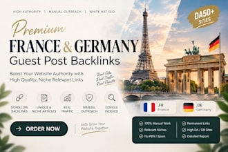 published manual french and german guest post on french and german sites