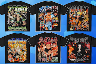 design t shirt anime bootleg rap  tee sports 90s