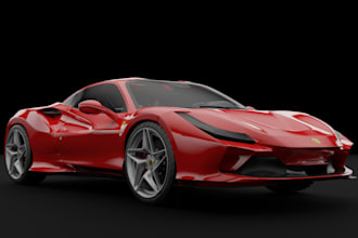 optimize 3d car model using blender,racing car model,fivem car,aerospace,gta car
