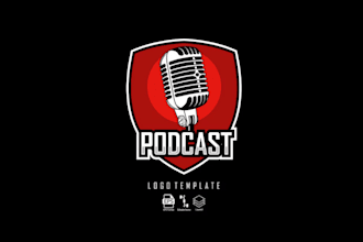 make professional podcast cover art or logo